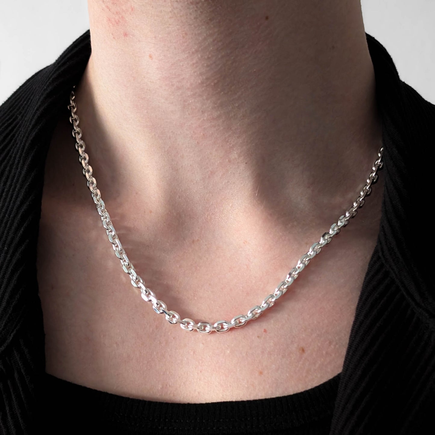 ANKAR HALSBAND 5MM - 925 SILVER