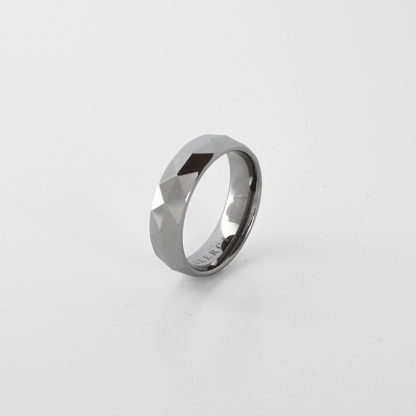 RING - "GEOMETRY" TUNGSTEN