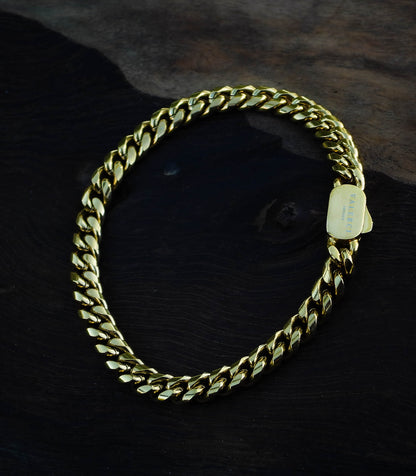 ARMBAND - MIAMI CUBAN GOLD 6MM