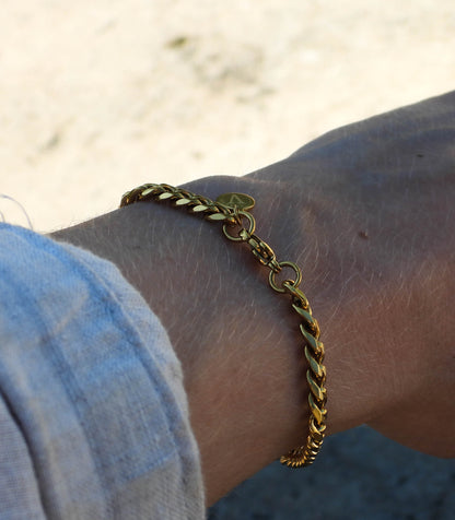 ARMBAND - CUBAN GOLD 5MM