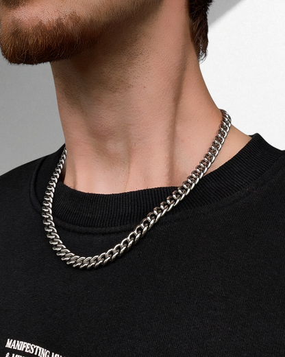 PREMIUM CUBAN SILVER 8MM