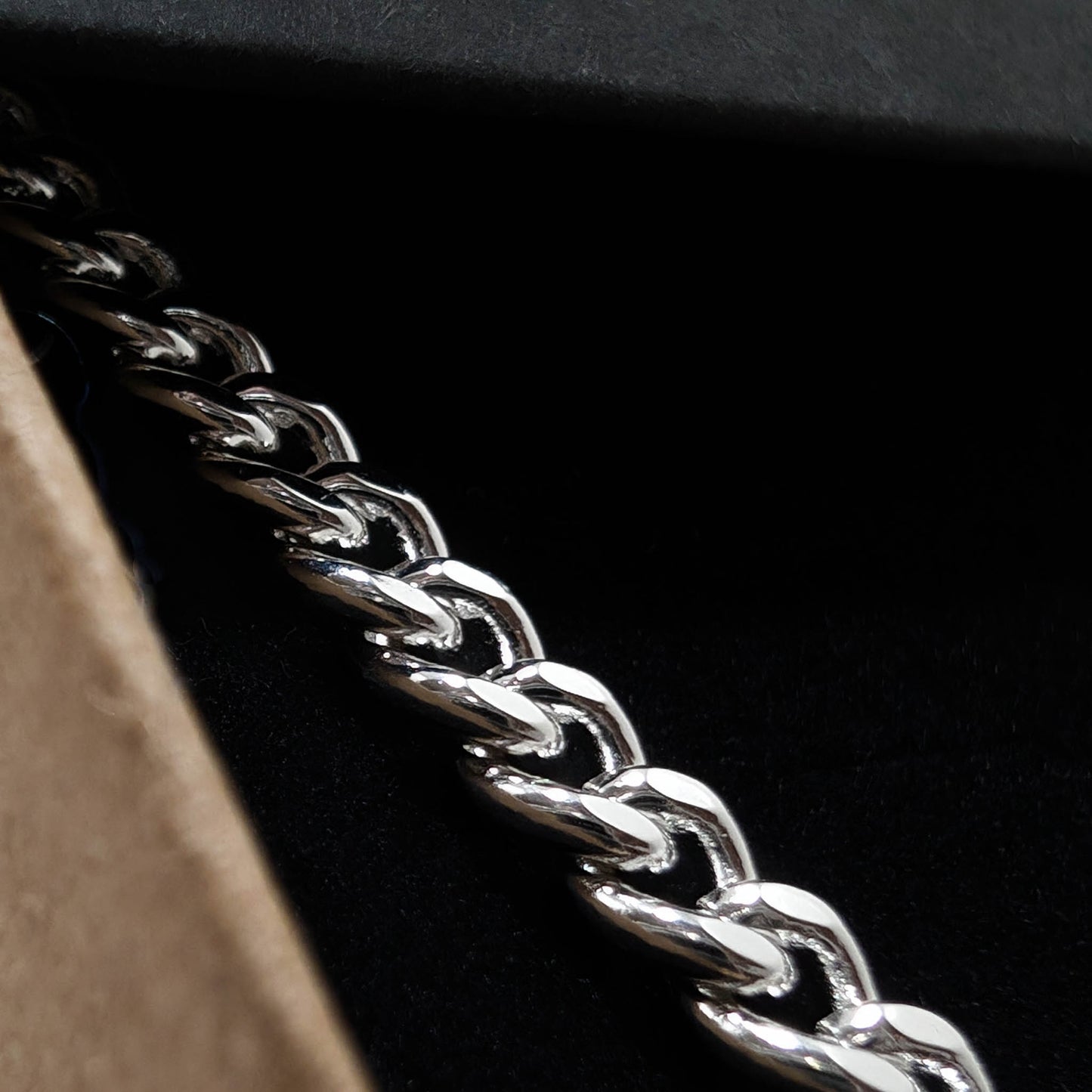 CUBAN ARMBAND 5MM - 925 SILVER