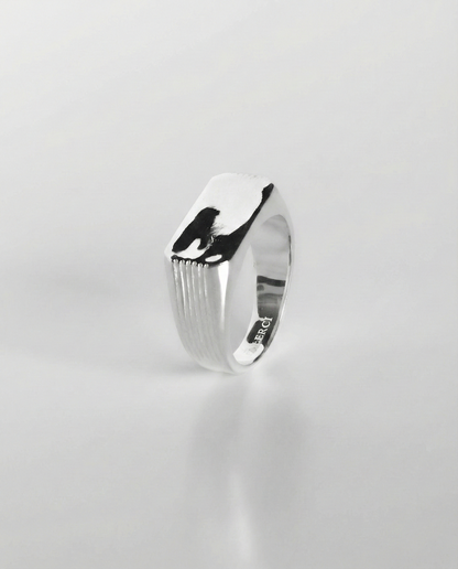 RING - "ANVIL" 925 SILVER