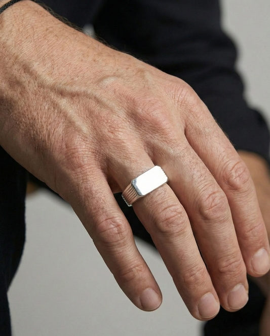 RING - "ANVIL" 925 SILVER