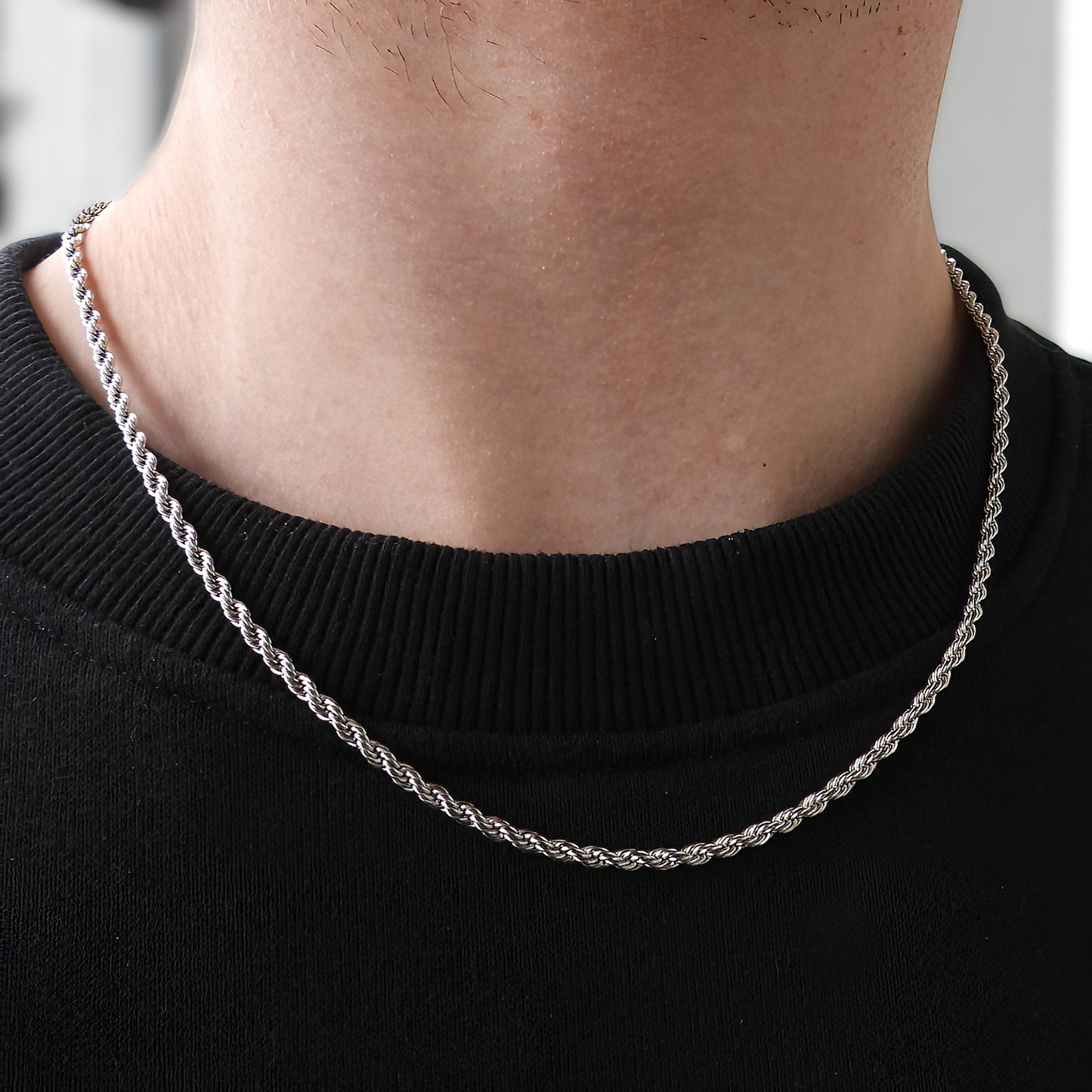 HALSKEDJA - CORDELL 3MM SILVER