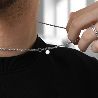 HALSKEDJA - CORDELL 3MM SILVER