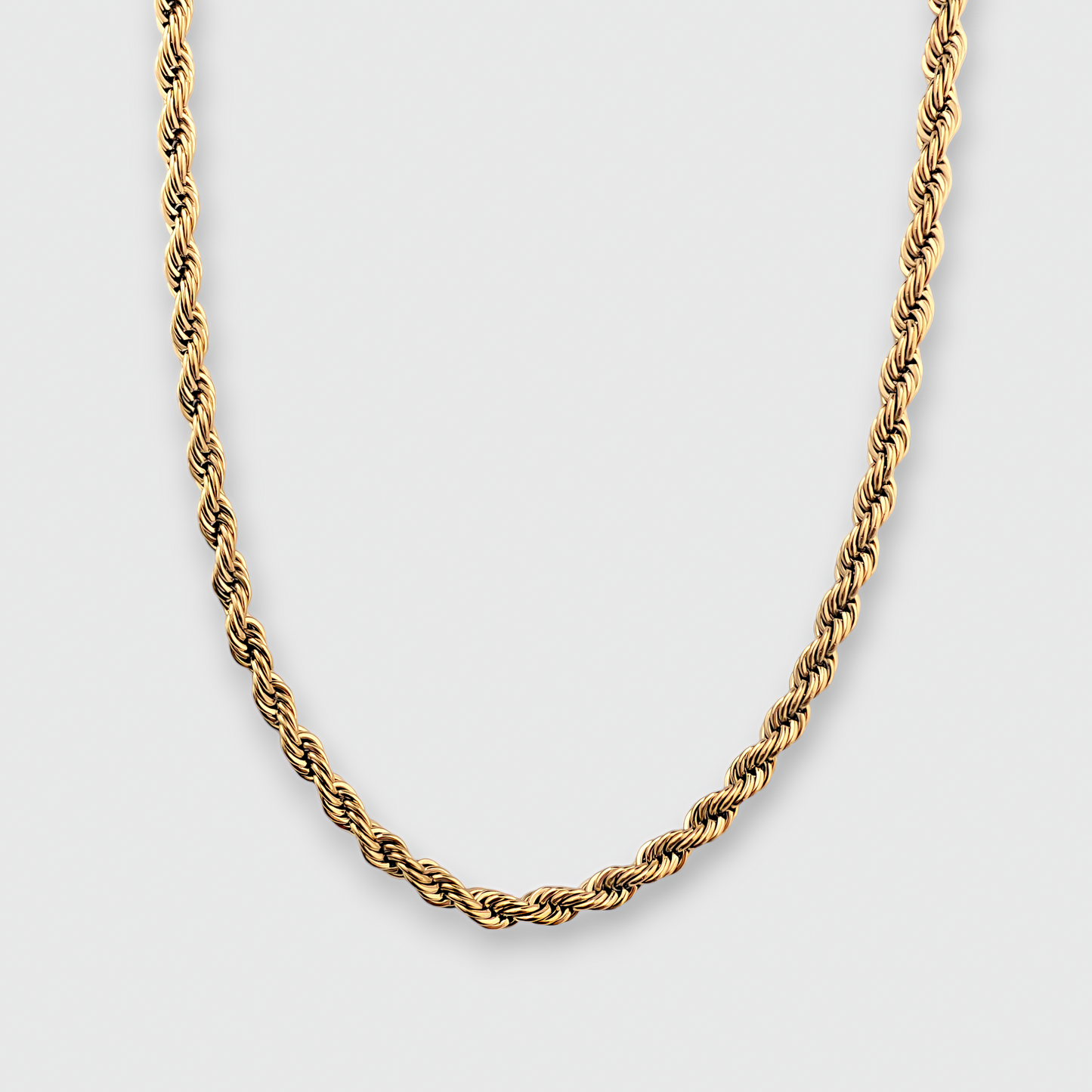 HALSKEDJA I STÅL- CORDELL 5MM GOLD