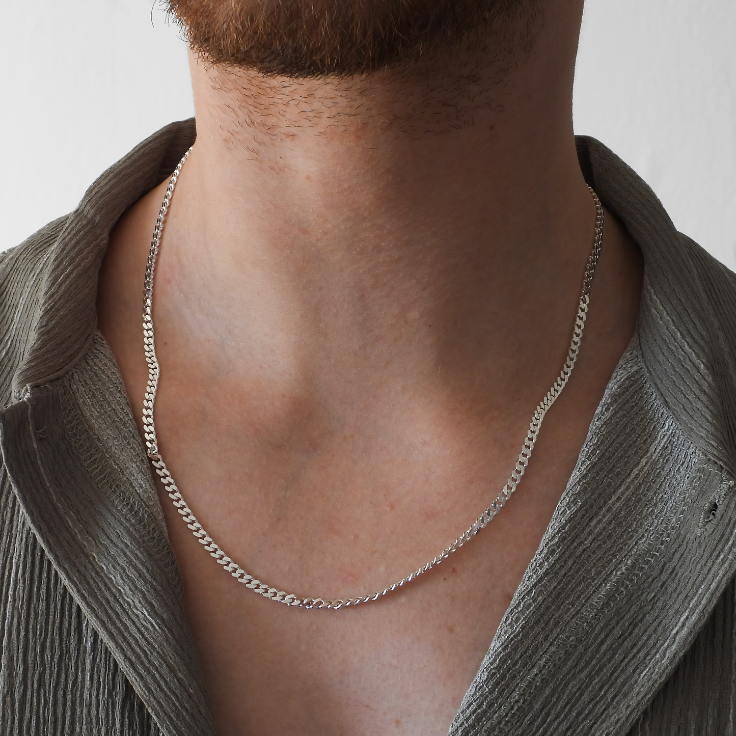 CUBAN HALSBAND 3.6 MM - 925 SILVER