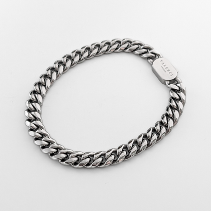 ARMBAND - MIAMI CUBAN SILVER 8MM