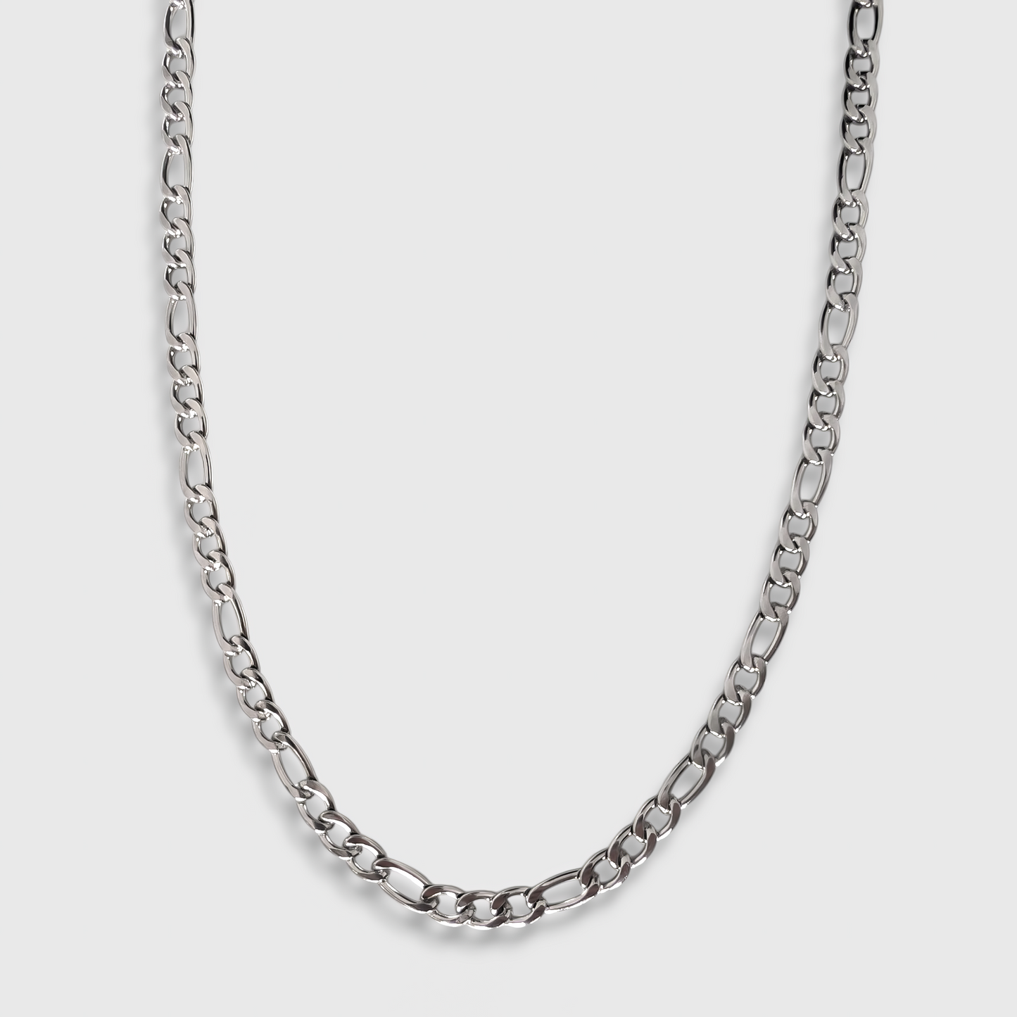 Halskedja - Figaro 5mm silver