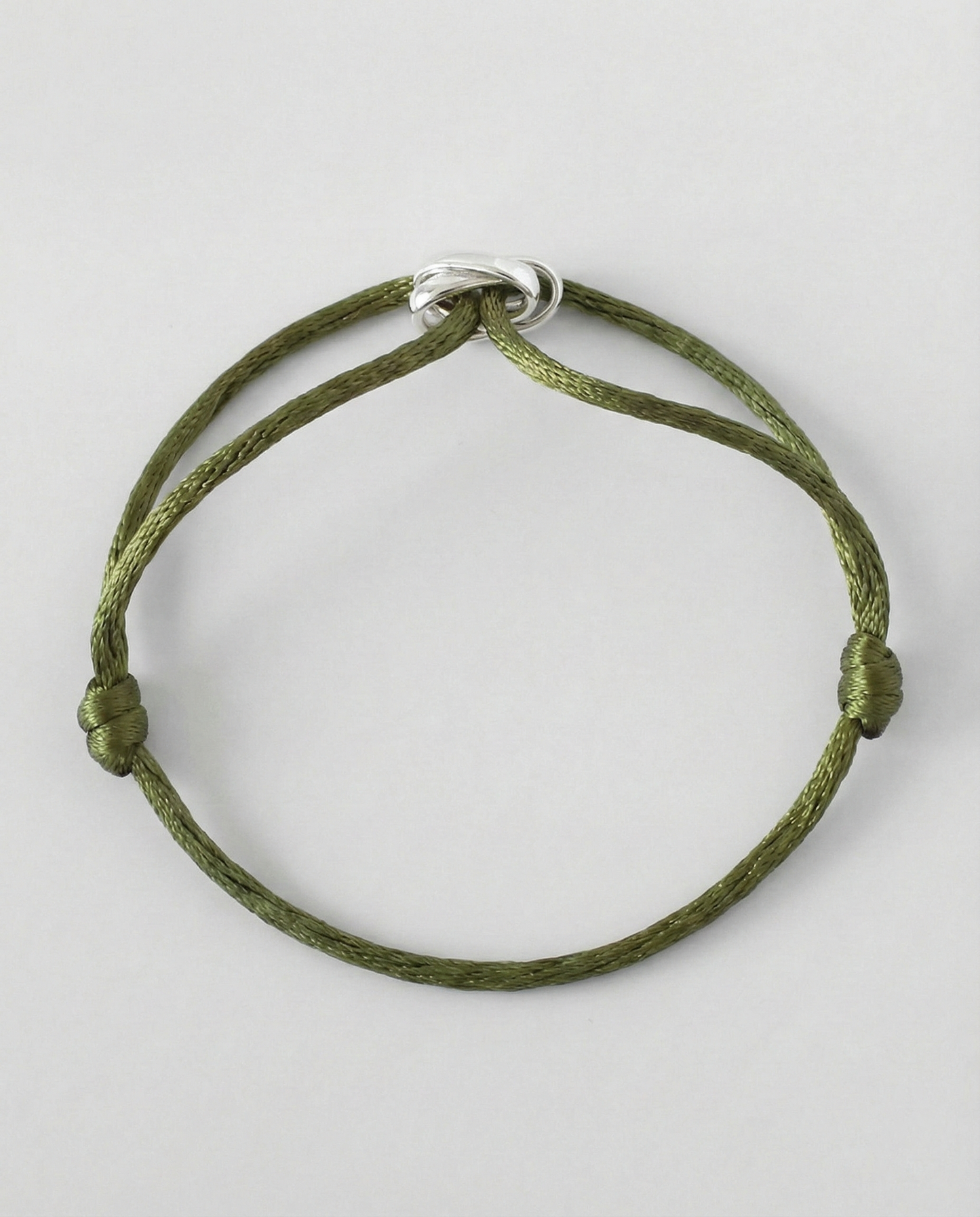 INFINITY GREEN ARMBAND - 925 SILVER