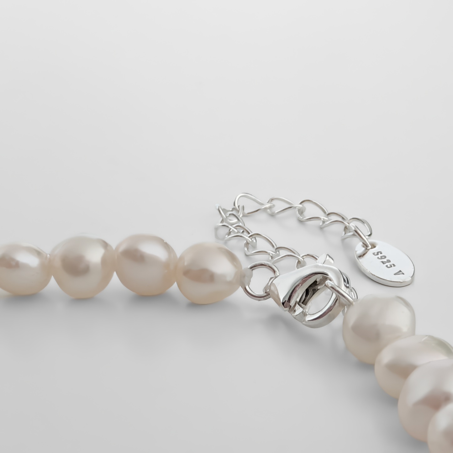 SÖTVATTENSPÄRLOR - 925 SILVER