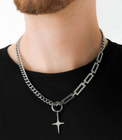 HALSBAND - "POLSTJÄRNAN" SILVER