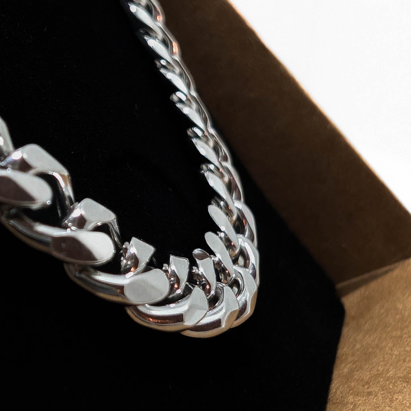 ARMBAND - CUBAN SILVER 7MM