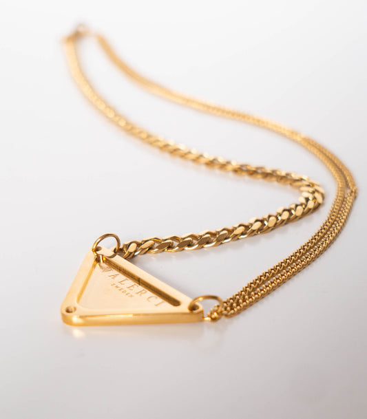 HALSBAND - TRINITY PENDANT V2 GULD