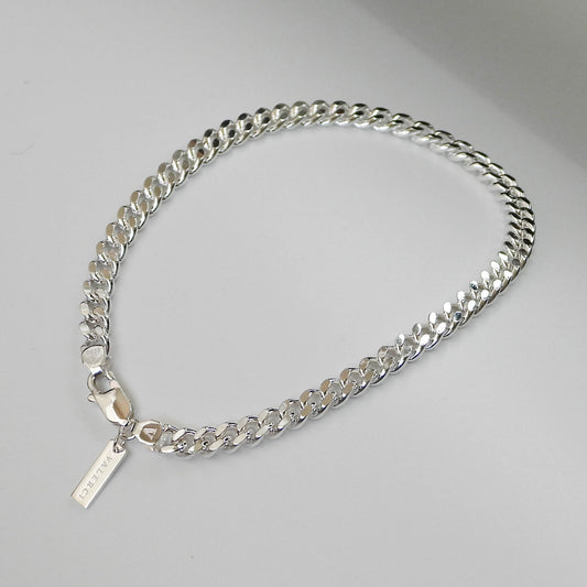 CUBAN ARMBAND 5MM - 925 SILVER