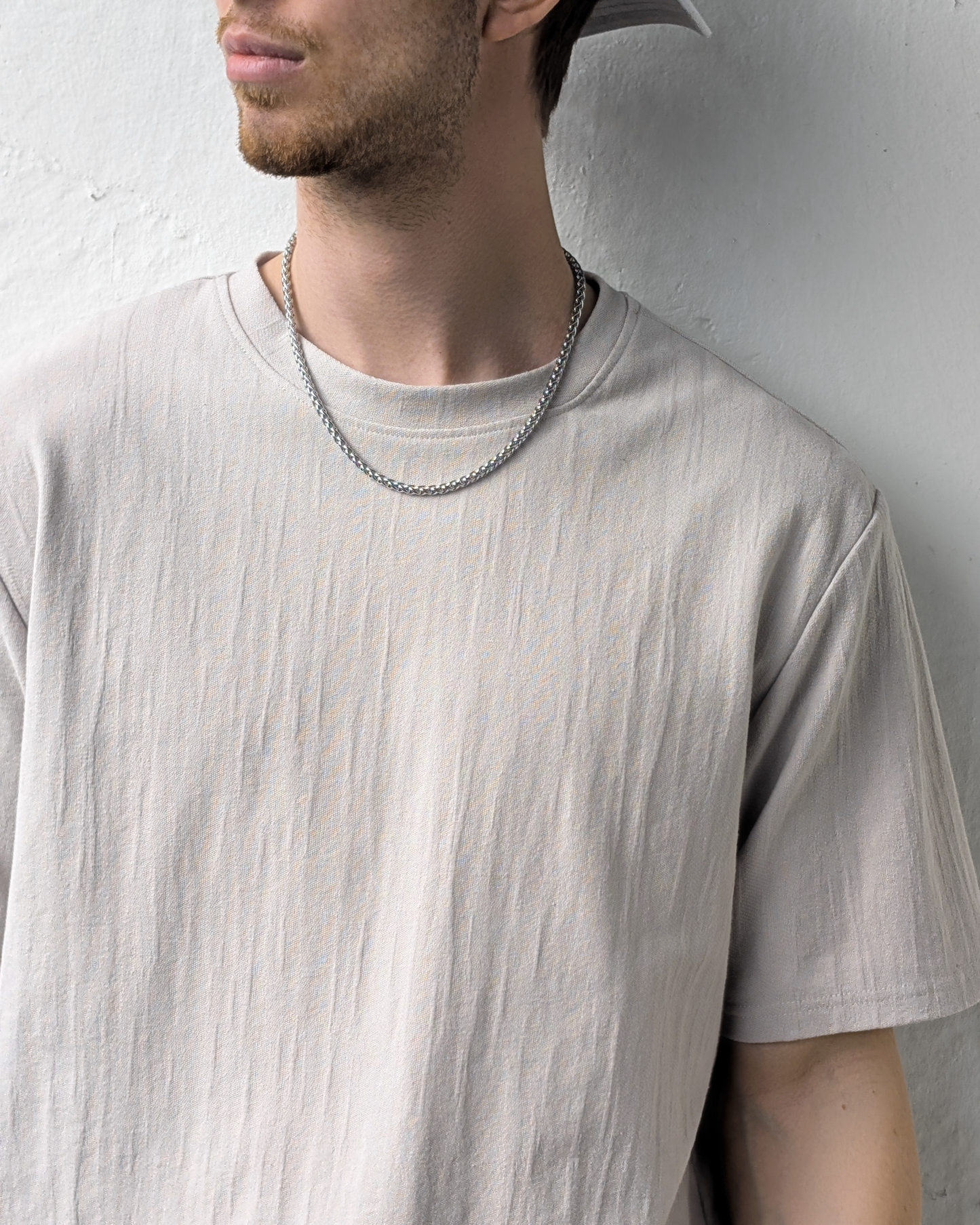 Halskedja - Wheat 5mm silver